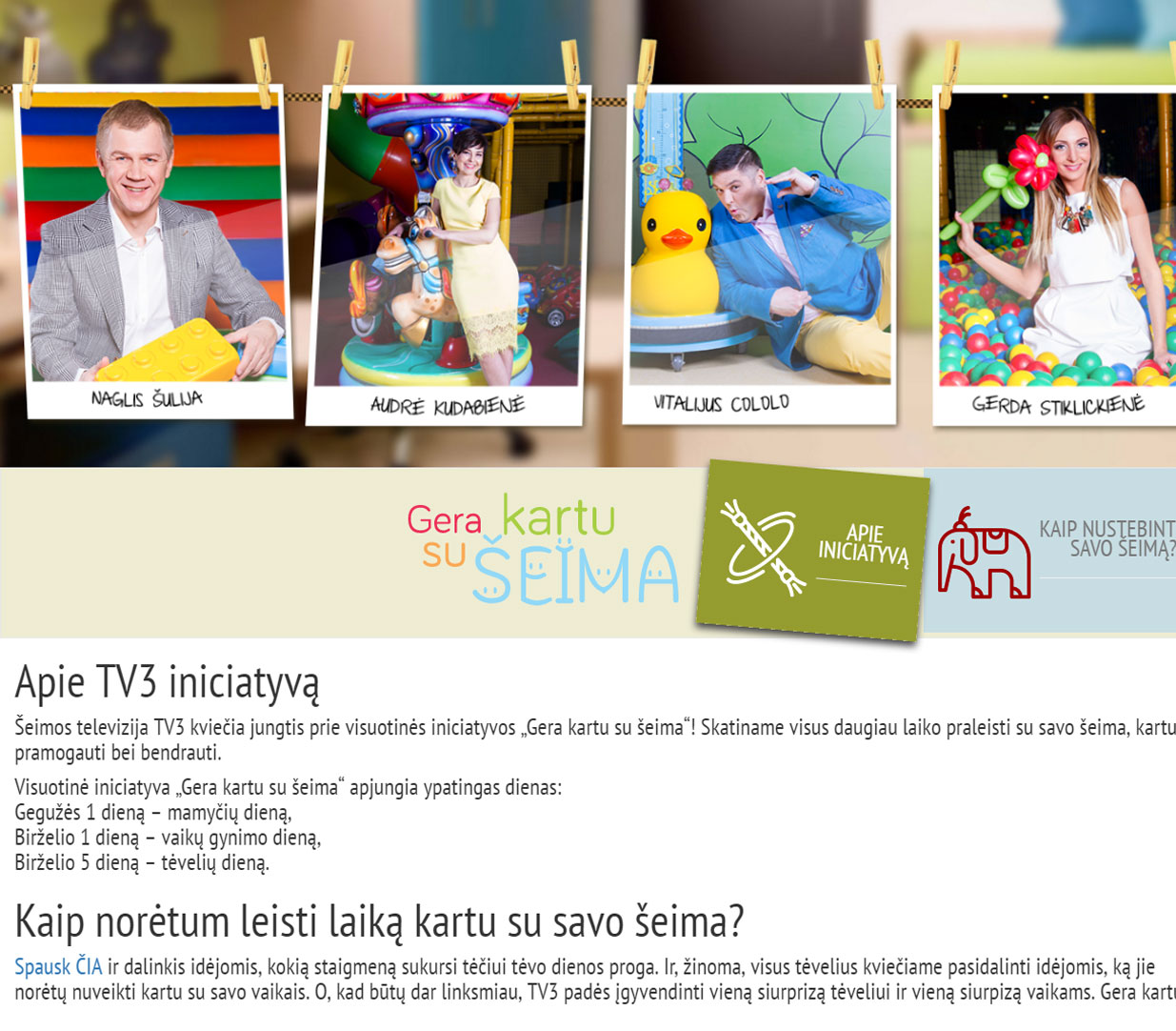 gerakartu.tv3.lt - TV global initiative 